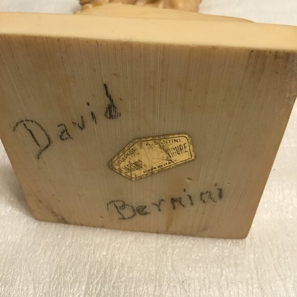 Vintage David by Bernini statue created by renowned Italian artist A. Santini - Picture 12 of 15